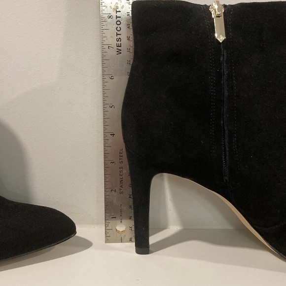 SAM Edelman Black Karen Suede Pointed Toe Ankle Boot Size 10 - Picture 10 of 11